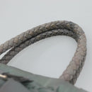 PRADA Hand Bag Nylon 2way Gray Auth 110159-8