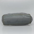 PRADA Hand Bag Nylon 2way Gray Auth 110159-9