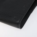 LOUIS VUITTON Epi Pochette Arche Shoulder Bag Black Noir M52572 LV Auth 110161-17