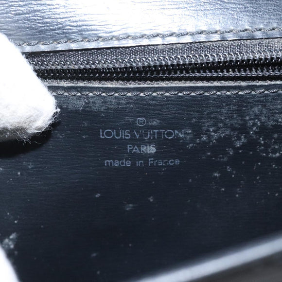LOUIS VUITTON Epi Pochette Arche Shoulder Bag Black Noir M52572 LV Auth 110161