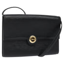 LOUIS VUITTON Epi Pochette Arche Shoulder Bag Black Noir M52572 LV Auth 110161-1