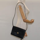 LOUIS VUITTON Epi Pochette Arche Shoulder Bag Black Noir M52572 LV Auth 110161-22