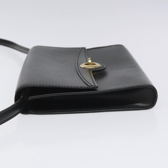 LOUIS VUITTON Epi Pochette Arche Shoulder Bag Black Noir M52572 LV Auth 110161