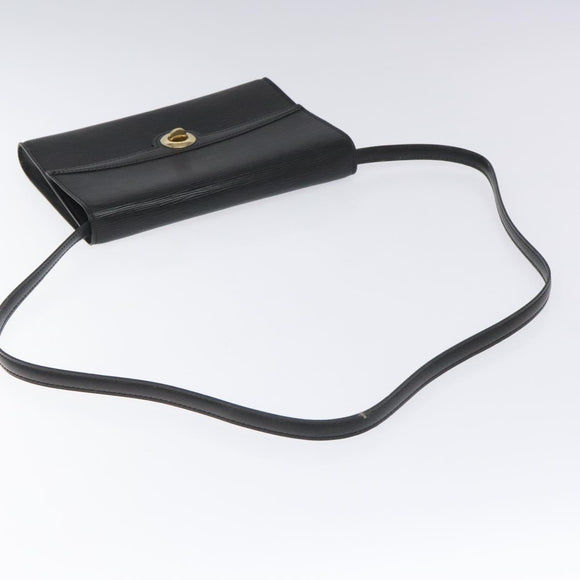LOUIS VUITTON Epi Pochette Arche Shoulder Bag Black Noir M52572 LV Auth 110161