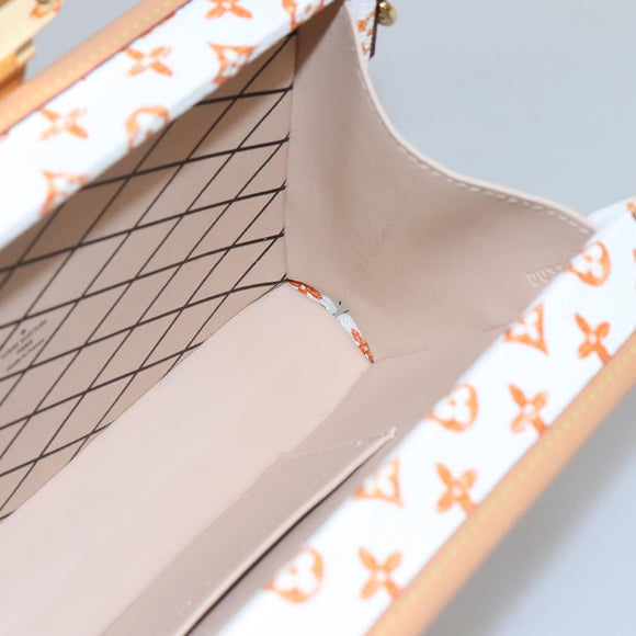 LOUIS VUITTON Catgram Petit Maru NM Umhängetasche Weiß LV Auth 110163SM