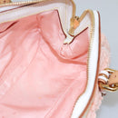 LOUIS VUITTON Limited Edition 2005 Sac Crochet PM Bag Wool Pink LV Auth 110165S-19