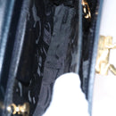 Salvatore Ferragamo Gancini Hand Bag Leather 2way Black Auth 110168-9