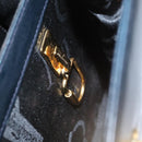 Salvatore Ferragamo Gancini Hand Bag Leather 2way Black Auth 110168-25