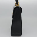 Salvatore Ferragamo Gancini Hand Bag Leather 2way Black Auth 110168-3