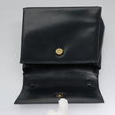Salvatore Ferragamo Gancini Shoulder Bag Leather Black Auth 110169-17