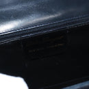 Salvatore Ferragamo Gancini Shoulder Bag Leather Black Auth 110169-12