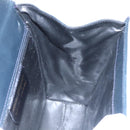 Salvatore Ferragamo Gancini Shoulder Bag Leather Black Auth 110169-18