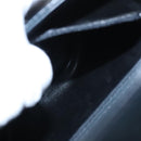 Salvatore Ferragamo Gancini Shoulder Bag Leather Black Auth 110169-21