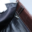 BURBERRY Nova Check Hand Bag Canvas Beige Auth 110198-19