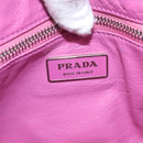 PRADA Chain Shoulder Bag Leather Purple Auth 110200-16