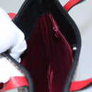 BURBERRY Blue Label Nova Check Hand Bag Leather Beige Auth 110204-17