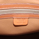 CELINE Macadam Canvas Hand Bag PVC Leather Brown Auth 110210-18