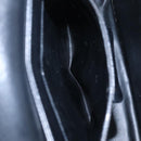 Salvatore Ferragamo Gancini Hand Bag Leather 2way Black Gold Auth 110218-21