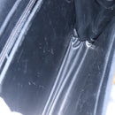 Salvatore Ferragamo Gancini Hand Bag Leather 2way Black Gold Auth 110218-22