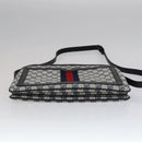 GUCCI GG Supreme Sherry Line Shoulder Bag PVC Navy Red 41 02 013 Auth 110219-5