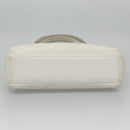CHANEL Wild Stitch Hand Bag Leather White CC Auth 110221-6