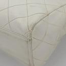 CHANEL Wild Stitch Hand Bag Leather White CC Auth 110221-17