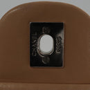 CHANEL Matelasse Cambon Line Shoulder Bag Leather Beige Silver CC Auth 110229A-9