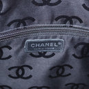 CHANEL Matelasse Cambon Line Shoulder Bag Leather Beige Silver CC Auth 110229A-24