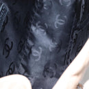 CHANEL Matelasse Cambon Line Shoulder Bag Leather Beige Silver CC Auth 110229A-10