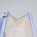 Salvatore Ferragamo Gancini Handtas Wicker Paars Goud Auth 110237AM-20