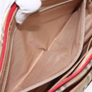 BURBERRY Nova Check Hand Bag Canvas Beige Auth 110238-20