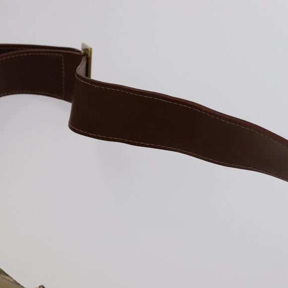 BURBERRY Nova Check Shoulder Bag PVC Beige Auth 110240