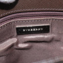 BURBERRY Nova Check Shoulder Bag Canvas Beige Auth 110242-17