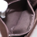 BURBERRY Nova Check Shoulder Bag Canvas Beige Auth 110242-20