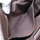 BURBERRY Nova Check Shoulder Bag Canvas Beige Auth 110242-21