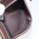 BURBERRY Nova Check Shoulder Bag Canvas Beige Auth 110242-12