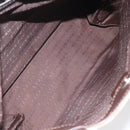 BURBERRY Nova Check Hand Bag PVC Beige Auth 110244-11