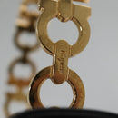 Salvatore Ferragamo Gancini Hand Bag Leather Black Auth 110245-14