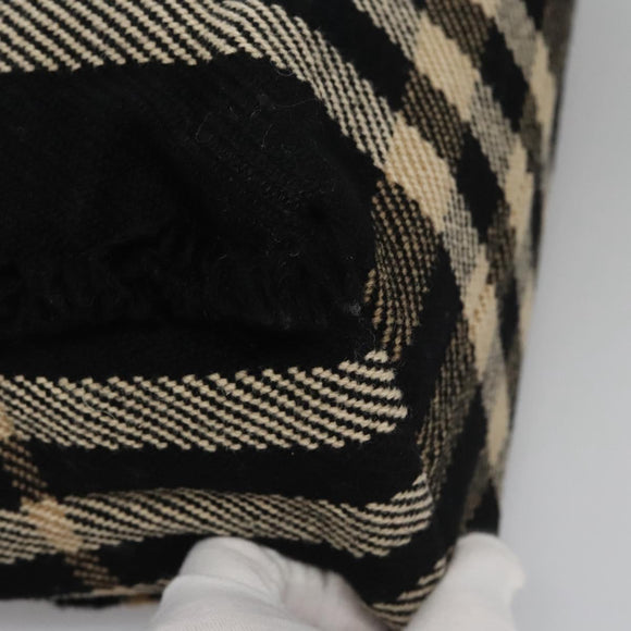 BURBERRY Nova Check Hand Bag Canvas Black Auth 110246