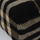 BURBERRY Nova Check Hand Bag Canvas Black Auth 110246-9