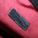 BURBERRY Nova Check Hand Bag Canvas Black Auth 110246-12