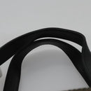 BURBERRY Nova Check Hand Bag Canvas Black Auth 110246-8