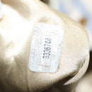 CHANEL Matelasse Chain Shoulder Bag Canvas White Light Blue CC Auth 110253-12