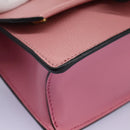 Miu Miu Shoulder Bag Leather Pink Auth 110296V-15