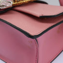 Miu Miu Shoulder Bag Leather Pink Auth 110296V-8