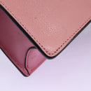 Miu Miu Shoulder Bag Leather Pink Auth 110296V-16