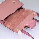 Miu Miu Shoulder Bag Leather Pink Auth 110296V-10
