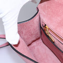 Miu Miu Shoulder Bag Leather Pink Auth 110296V-23