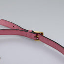 Miu Miu Shoulder Bag Leather Pink Auth 110296V-14