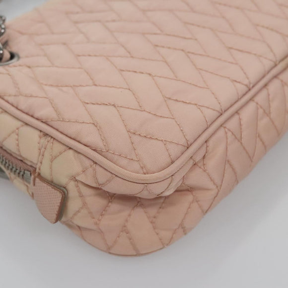 PRADA Hand Bag Nylon 2way Pink Auth 110297